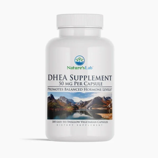 Nature's Lab DHEA Supplement 50 mg - 300 Capsules