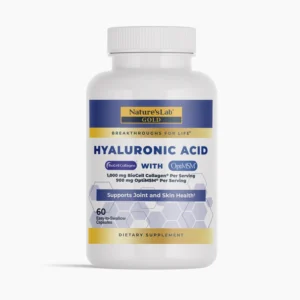 Nature's Lab Hyaluronic Acid with BioCell Collagen® & MSM - 60 Capsules