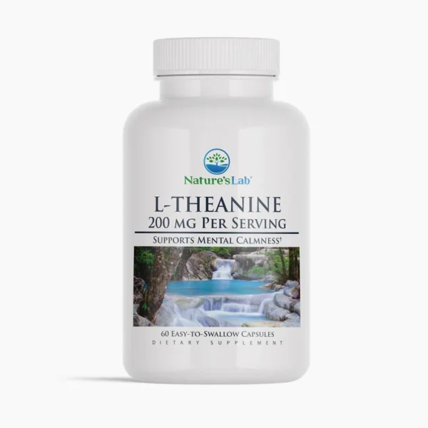 Nature's Lab L-Theanine 200 mg - 60 Capsules