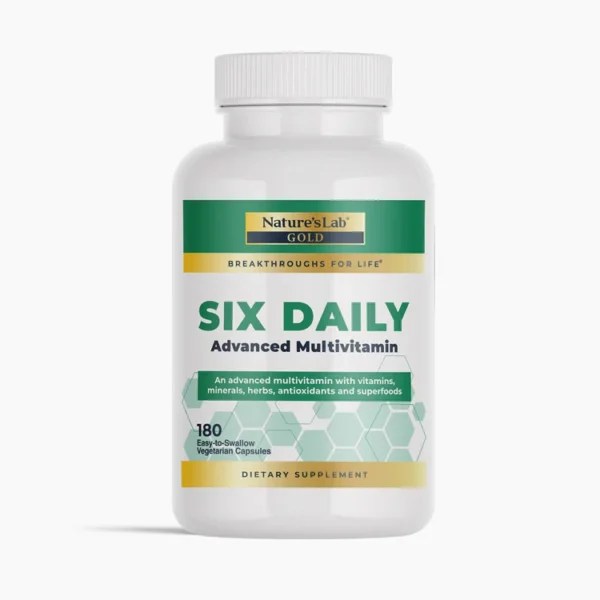 Nature's Lab Gold Six Daily Advanced Multivitamin - 180 Capsules