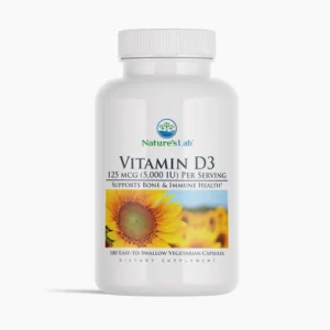 Nature's Lab Vitamin D3 - 180 Capsules